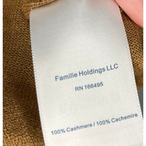 GUEST IN RESIDENCE Sz S Small Base Layer Turtleneck Sweater 100% Cashmere - Picture 4 of 8